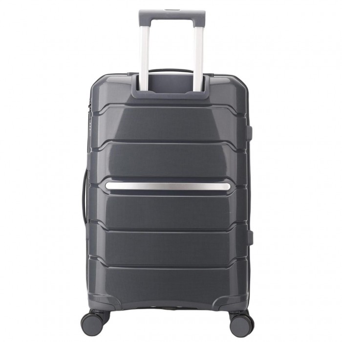 Чемодан Semi Line 28" L Графіт T5835-3 легкий з поліпропілену з кодовим замком та 4 колесами