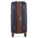 Вализа Semi Line 24" (M) Темно-синяя (T5712-2) с расширяемым клапаном 66 л ABS-пластик 4 колеса кодовый замок