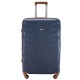 Чемодан Semi Line 28" L Темно-синій T5643-3 з розширенням 99 л ABS-пластик 4 колеса кодовий замок