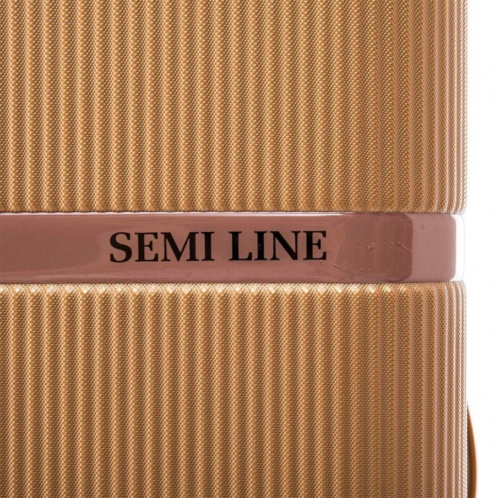 Чемодан Semi Line 28" L Золотий T5667-4 ABS-пластик 4 колеса кодовий замок об'єм 93 л для поїздок