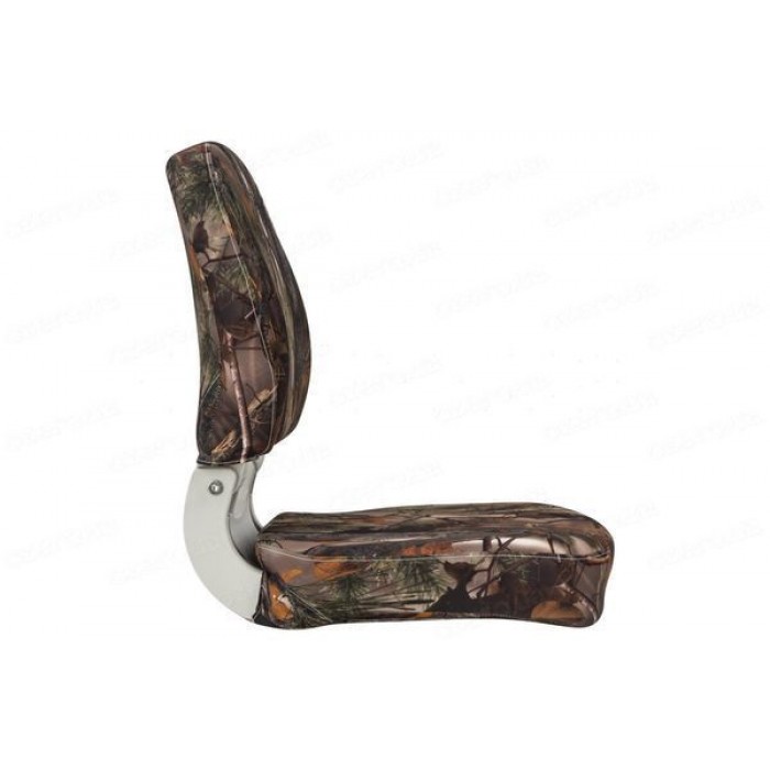 Сиденье судовое в лодку катер и яхту Pro Anger Ergonomic складное пластиковое камуфляжное Camouflage-81