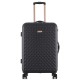 Чемодан Semi Line 24" M Черный T5718-2, ABS-пластик, 4 колеса, кодовый замок, объем 68 л