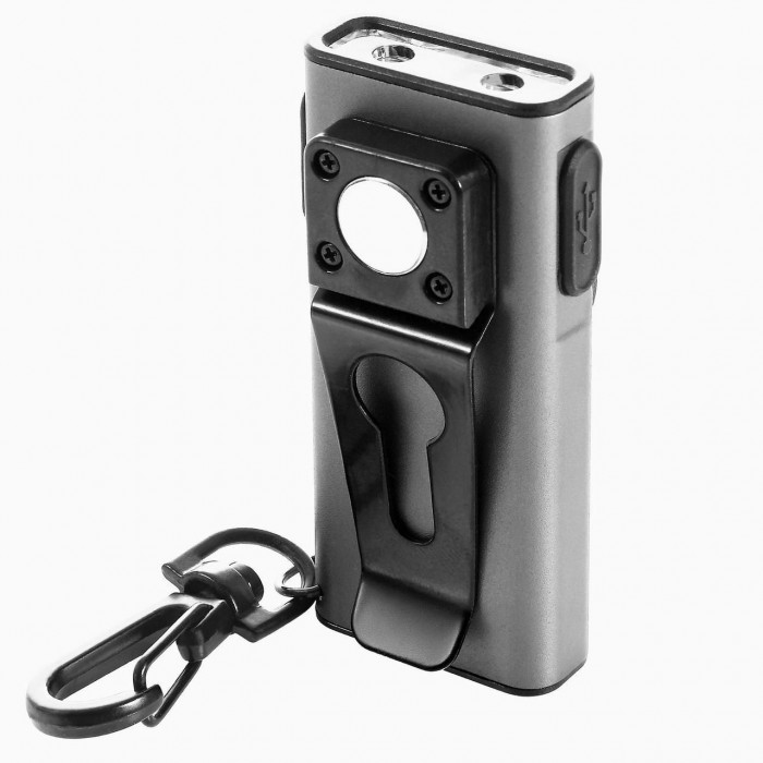 Фонарь Mactronic Flagger Nano 500 Лм серый с магнитом и USB Type-C, 9 режимов, IPX4