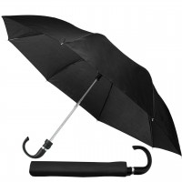 Парасолька Semi Line Black L2038-0 складана з автовідкриттям 94 см сталевий каркас та чохол