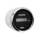 Лічильник мотогодин для катера та човна Wema Kus KY39000 чорний 12V 52мм цифровий хромований