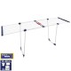 Сушарка для білизни підлогова Casa Si Easy Flex White CS92162D04 довжиною 10-20 м, сталь, 18 кг, з колесиками