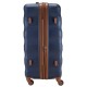 Чемодан Semi Line 24" L Темно-синий T5706-2 с расширяющимся клапаном, кодовым замком, 4 колеса, объем 66 л