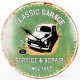 Настінні годинники Technoline 596579 Classic Garage механічні кварцеві діаметр 395 мм стильний ретро