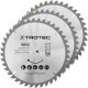 Пильный диск Trotec 190х20х2.2 HW40 Wood 3 шт для аккуратного распила древесины 40 зубьев твердосплавный