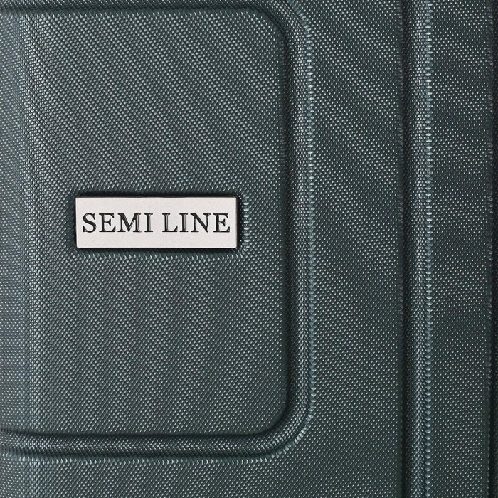 Чемодан Semi Line 20" S Петроль T5761-2 для ручної поклажі 36 л ABS-пластик 4 колеса з кодовим замком легкий