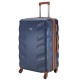 Чемодан Semi Line 24" L Темно-синий T5706-2 с расширяющимся клапаном, кодовым замком, 4 колеса, объем 66 л