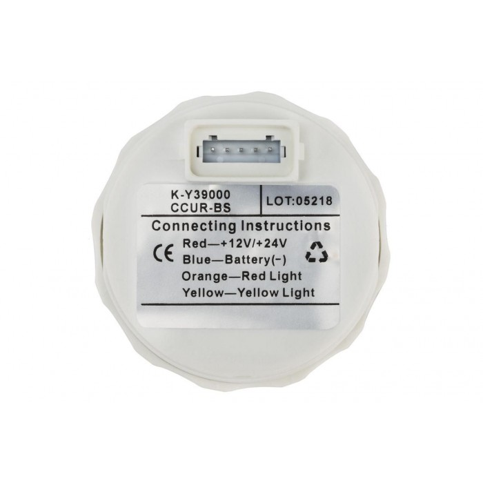 Лічильник мотогодин для катера та човна Wema Kus KY39000 чорний 12V 52мм цифровий хромований