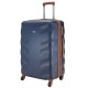 Чемодан Semi Line 28" L Темно-синій T5643-3 з розширенням 99 л ABS-пластик 4 колеса кодовий замок