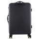 Чемодан Semi Line 24" M Черный T5718-2, ABS-пластик, 4 колеса, кодовый замок, объем 68 л