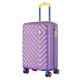 Чемодан Semi Line 20" S Фіолетовий T5804-1 для ручної поклажі 4 колеса кодовий замок об'єм 42 л ABS-пластик