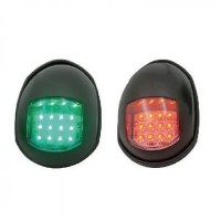 Ходові LED вогні чорні HF65-780 88х61мм для човнів і катерів IP66 потужність 0.8 Вт з вертикальним кріпленням