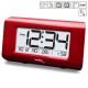 Настольные часы Technoline WT197 Red с будильником, термометром и календарем, радиоуправляемые с подсветкой