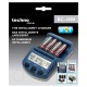 Зарядное устройство Технолайн BC1000 SET + аккумуляторы AA 4 канала микропроцессорное зарядные режимы
