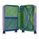 Чемодан Semi Line 20" S Фіолетовий T5804-1 для ручної поклажі 4 колеса кодовий замок об'єм 42 л ABS-пластик