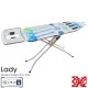 Дошка для прасування Casa Si Lady 122x38 Біла/Синя Лак CS93574R267 сталева підлогова висота 76-92 см