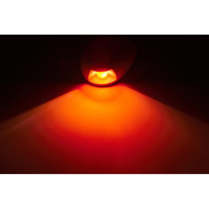 Навигационный огонь LED красный 00082-LD судовые для лодки и катера пластиковый корпус 0.5 Вт 8-30 VDC