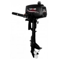Лодочный мотор Parsun T2.5BML 2.5 л.с. двухтактный подвесной с румпельным управлением и легким весом 15.5 кг