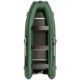 Колібрі КМ-450ДСЛ (Kolibri KM-450DSL) зелений моторний кільовий надувний човен + фанерний пайол