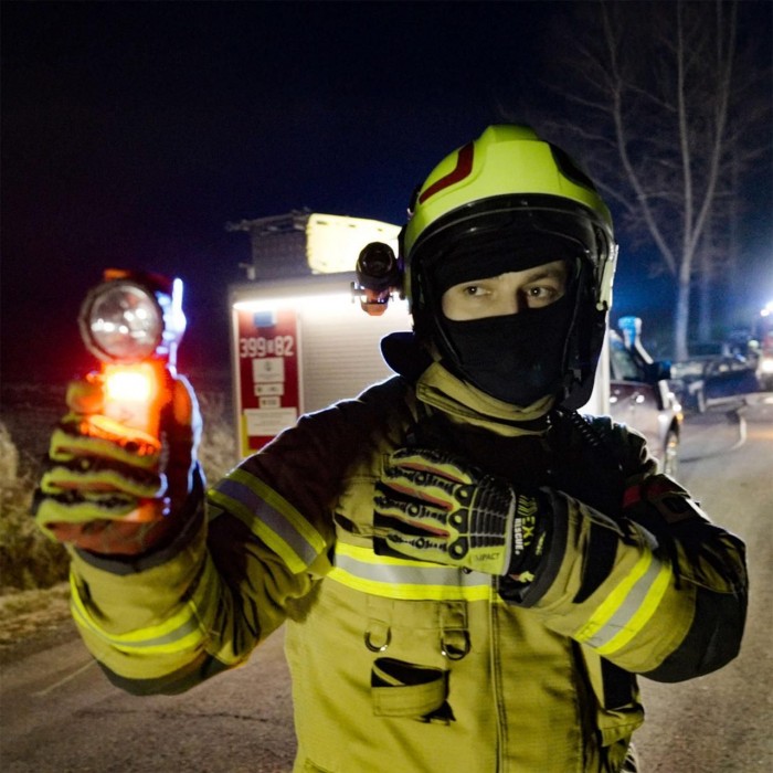 Ліхтар пожежний Mactronic M-Fire Guardian XR 240 Лм Ex-ATEX водонепроникний IP67 червоне світло, 8 режимів
