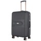 Чемодан Semi Line 24" M Черный T5787-2 ABS-пластик 4 колеса кодовый замок для путешествий объем 61 л