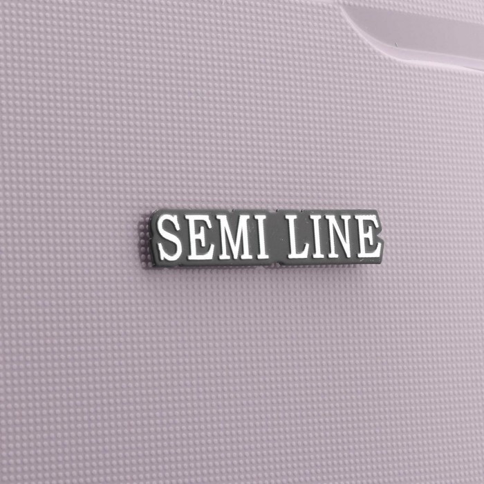 Чемодан Semi Line 20" S Світло-рожевий T5793-1 легкий поліпропілен 4 колеса втоплені кодовий замок