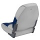 Сиденье для лодки и катера RYE PREMIUM HM40-10201 24″ X 15.5″ X 16″ серо-синие складное из морского винила с