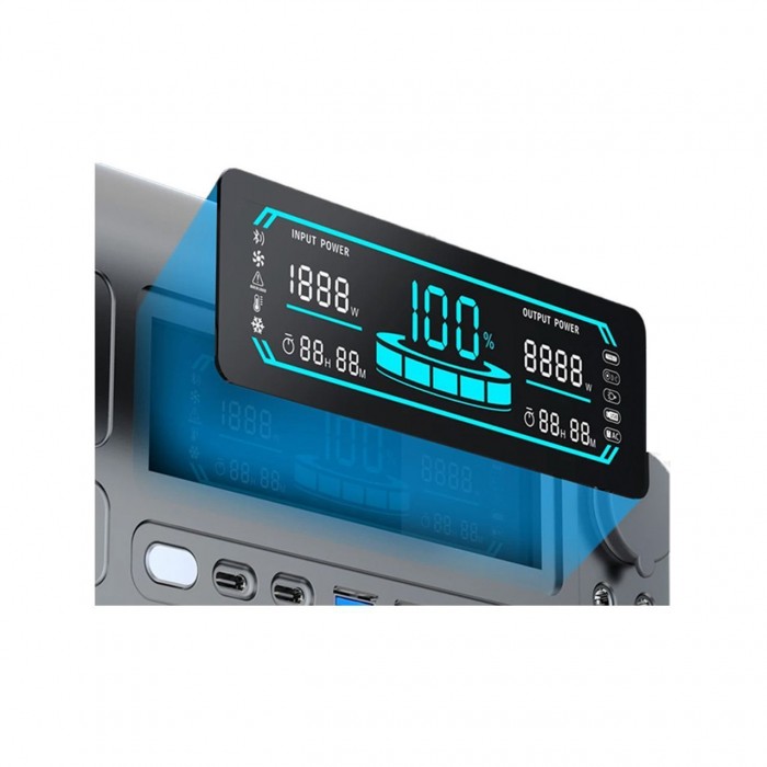 Зарядна станція APower 2000 UltraCharging, LiFePO4, 640000 мАг, 2048 Втч/2600 Вт