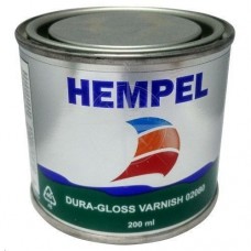 Лак для судов алкидно-уретановый Dura-gloss прозрачный быстросохнущий 200 мл Hempel для наружных и