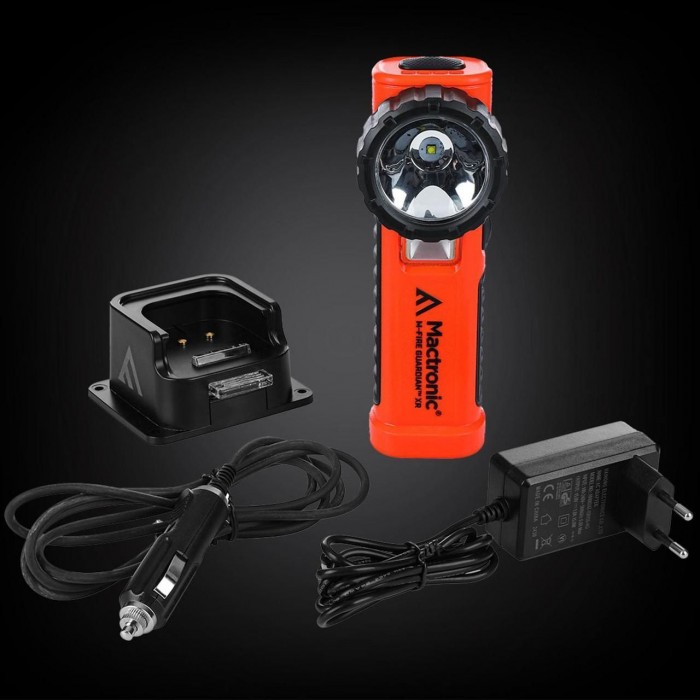 Ліхтар пожежний Mactronic M-Fire Guardian XR 240 Лм Ex-ATEX водонепроникний IP67 червоне світло, 8 режимів