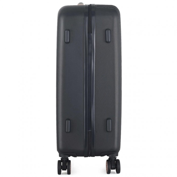 Чемодан Semi Line 24" M Черный T5787-2 ABS-пластик 4 колеса кодовый замок для путешествий объем 61 л