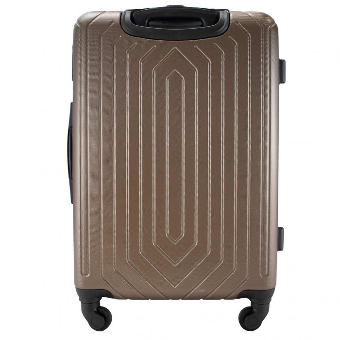 Чемодан Semi Line 28" L Коричневый T5688-3 99 л жесткий ABS-пластик 4 колеса кодовый замок алюминиевый