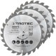 Пильний диск Trotec 150х16х2.1 HW24 Wood - 3 шт для деревини, твердосплавний, 24 зуба, професійний