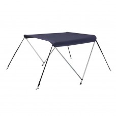 Тент для лодки ПВХ OS Bimini Top 2 изгиба 1.5-1.7м синий | Нержавеющая сталь плотность 310 г/м² высота
