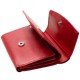 Женский кожаный кошелек Semi Line RFID Красный P8274-2 компактный с карманами для карт и монет в подарочной у