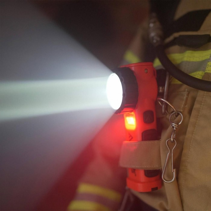 Ліхтар пожежний Mactronic M-Fire Guardian XR 240 Лм Ex-ATEX водонепроникний IP67 червоне світло, 8 режимів
