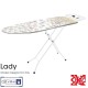 Дошка для прасування Casa Si Lady 122x38 Біла/Перли CS93574R267 сталева підлогова висотою 76-92 см