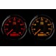 Тахометр и моточасы судовой для лодки и катера Wema Kus K-Y07010 черный 0-8000 об/мин 12/24В с дисплеем и