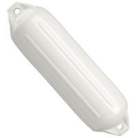 Кранець Polyform NF-4 білий для човнів 6.1-7.6 м діаметр 16.3 см міцна конструкція об'єм 7.9 л вага 1.25
