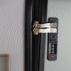 Чемодан Semi Line 24" M NASA Сріблястий T5797-2 з жорстким корпусом, кодовим замком і 4 колесами для поїздок