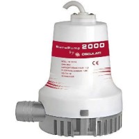Занурювальний трюмний насос Europump II 2000 12 В 128 л/хв для відкачування води Оскулати, висота підйому 3.5 м