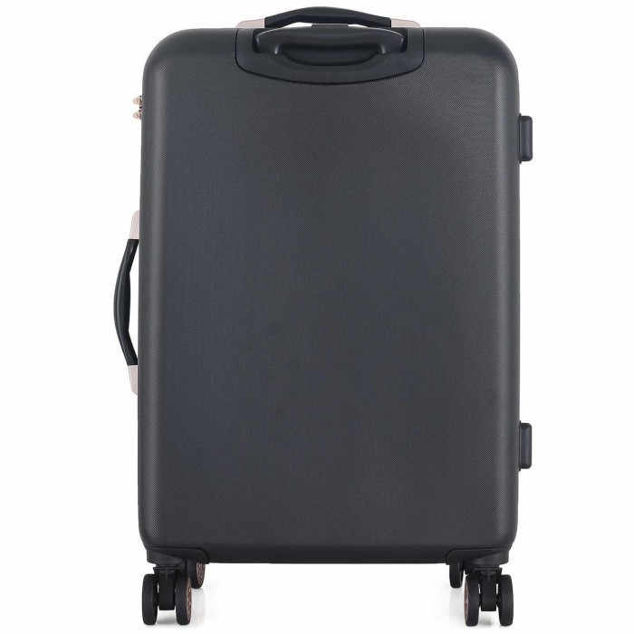 Чемодан Semi Line 24" M Черный T5787-2 ABS-пластик 4 колеса кодовый замок для путешествий объем 61 л