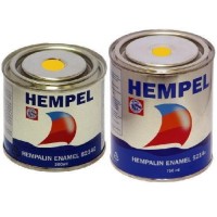 Фарба судна для човна та катера HEMPALIN ENAMEL жовта 0.2/0.75 л Hempel акрилова водовідштовхувальна