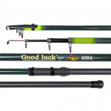 Удочка GOODLUCK Green с кольцами 5м BOLO (GL4097) для поплавочной рыбалки телескопическая среднего строя