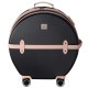 Чемодан Semi Line 24" M Черный/Розовый Крем T5671-3 с кодовым замком на 4 колесах, объем 49 л, ABS-пластик