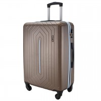 Чемодан Semi Line 28" L Коричневый T5688-3 99 л жесткий ABS-пластик 4 колеса кодовый замок алюминиевый